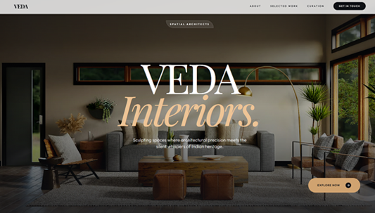 VEDA - Interior Designers Theme 01 Preview